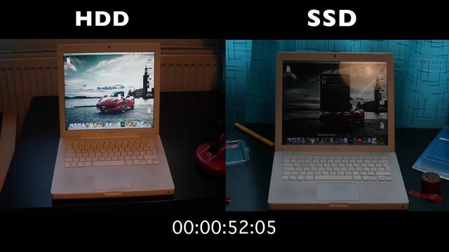 Macbook Early 2008 HDD vs. SSD