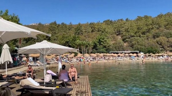 Bodrum Park Resort 5*, басейн та пляж. Бодрум, Егейське море в жовтні