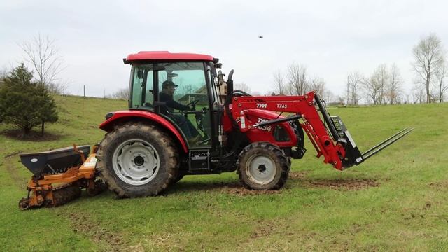 I rented a seeder to over seed our pasture during one of the wettest month's of the year. Bad idea смотреть онлайн