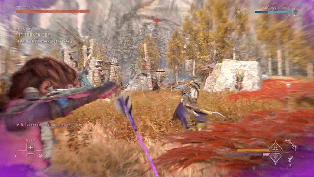IRIVS DOWNFALL Sharpshot Bow Build Vs Tremortusk Boss Fight Horizon Forbidden West NG+ Most OP Buil смотреть онлайн