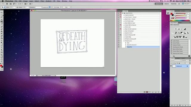 Batch Actions Photoshop смотреть онлайн