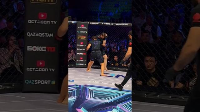 Финишировала за 13 секунд! Фируза Шарипова Vs Илона Бондаренко OCTAGON 44
