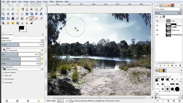 GIMP : Color correcting and tone mapping an image using RGB channels / HD смотреть онлайн
