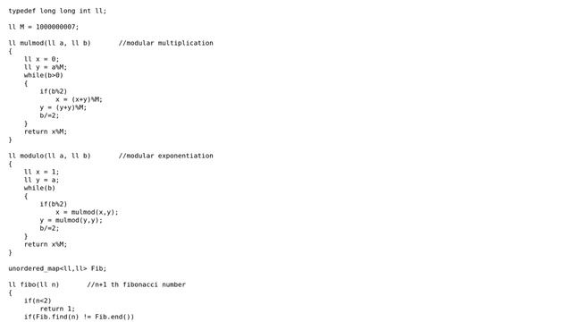 Code Review: SPOJ - POWFIB (Fibo and non fibo) Time Limit Exceeds смотреть онлайн
