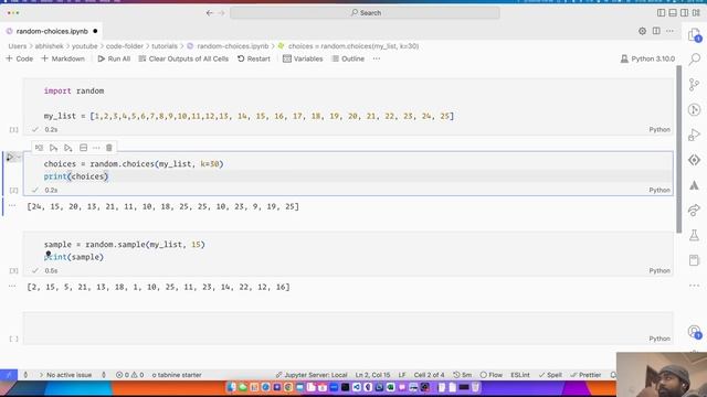 Random choices() and samples() in Python смотреть онлайн