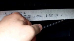 Chevrolet Orlando Pollen cabin filter replace UK version RHD