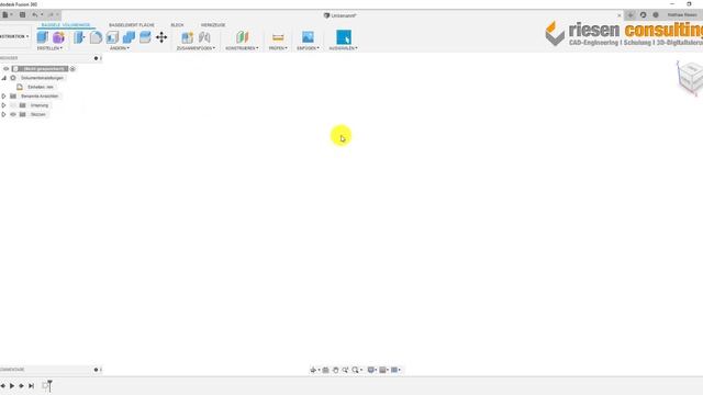 Fusion 360 - Grundlagentraining Teil 1/5 Benutzeroberfläche Grundlagen Deutsch Schulung Tutorial смотреть онлайн