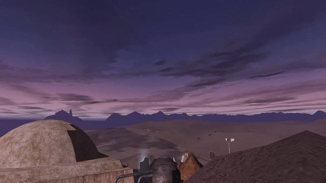 Tatooine sunset and twilight ambiance from Obi-Wan's House (Star Wars Galaxies) смотреть онлайн