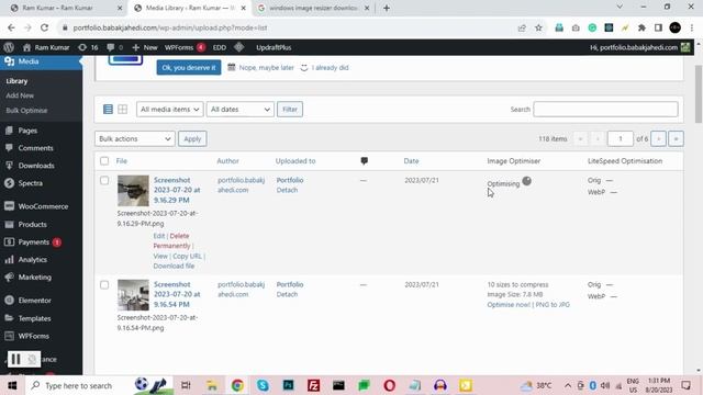 How to compress media images in WordPress | Bulk images optimization смотреть онлайн