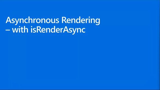 SharePoint Framework Design Patterns – Asynchronous Rendering смотреть онлайн