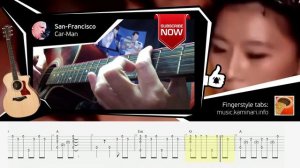 Car-Man – San-Francisco (fingerstyle guitar cover by Kaminari)