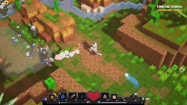 MINECRAFT DUNGEONS PS5 PART 3 смотреть онлайн