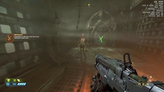 ? NVIDIA GeForce GTX 1050 Ti [Laptop] - DOOM Eternal gameplay benchmarks (1080p) смотреть онлайн