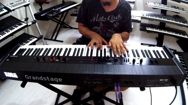 Korg GrandStage , teste Pianos . смотреть онлайн