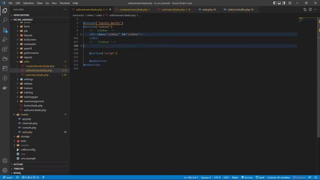 Add page edit estimate HR Laravel 9 | System Management смотреть онлайн