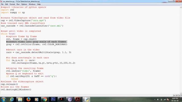 Car Detection in the video frame using OpenCV in Python смотреть онлайн