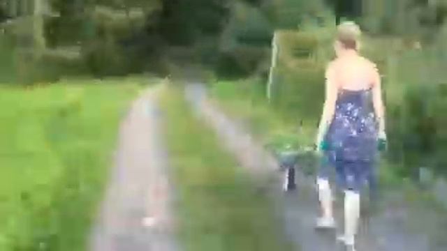 Скоростная уборка травы с участка смотреть онлайн