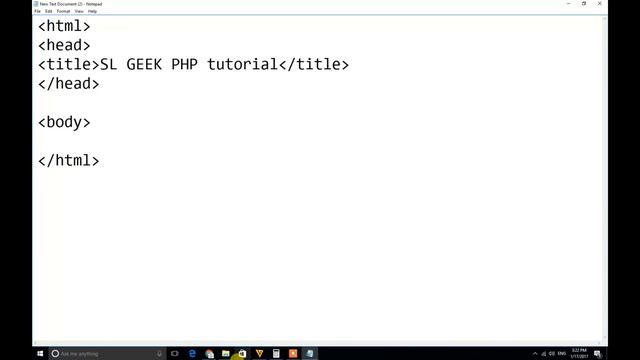 SL GEEK| සිංහලෙන් - PHP in Sinhala | Lesson - 01 смотреть онлайн