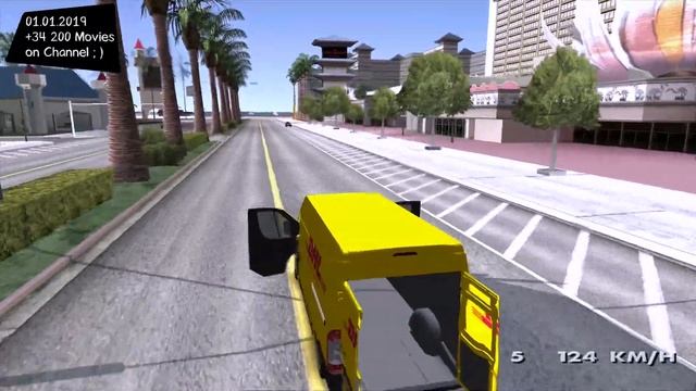 Peugeot Boxer DHL ✪ FREE TUNING SPEED price GTA Realistic Graphics _REVIEW смотреть онлайн