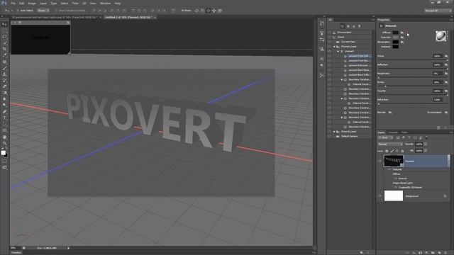 Professional Ray Traced 3D Text in Photoshop CS6 Extended & Photoshop CC смотреть онлайн