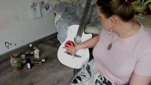 РИСУЮ на ГИТАРЕ смотреть онлайн