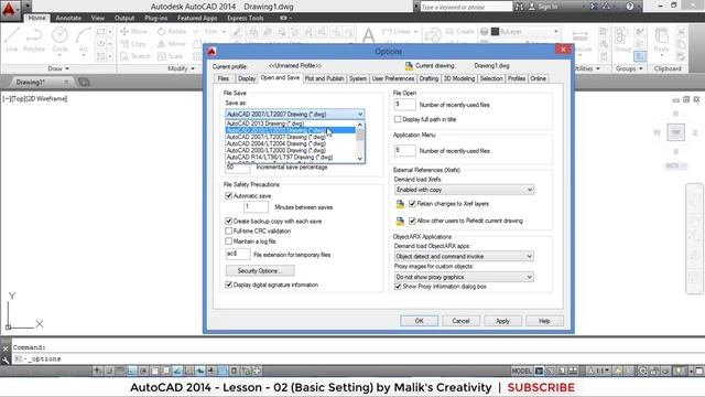 AutoCAD 2014 Lesson 02 Besic Settings смотреть онлайн