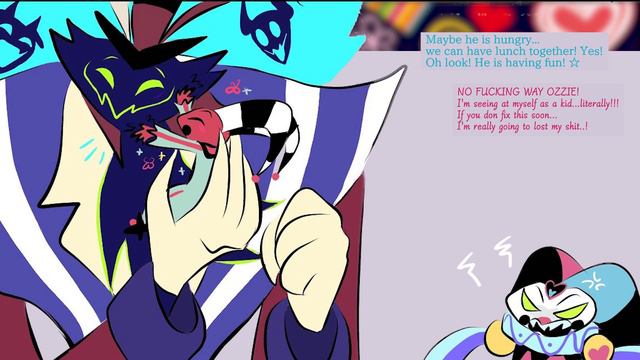 THE JESTER AND THE LORD - FIZZAROLLI X ASMODEUS (Helluva Boss Comic Dub) смотреть онлайн