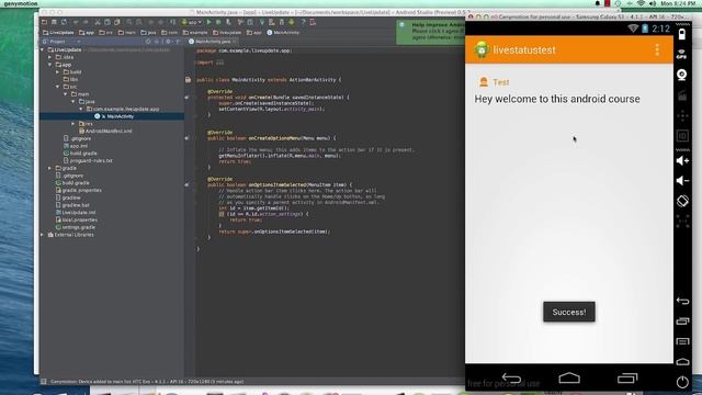 Android App Development with Android Studio. 1 смотреть онлайн