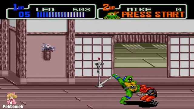 Sega Teenage Mutant Ninja Turtles - Return of the Shredder Прохождение на скорость смотреть онлайн