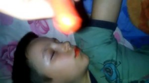 Прикол над спящим братом