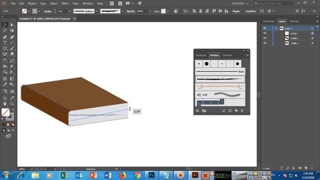 How to Create Stack of Books in Adobe Illustrator CC смотреть онлайн