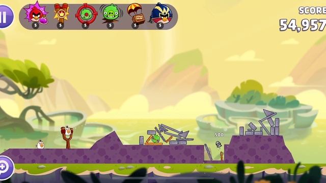 Angry Birds Reloaded: When Birds Fly - Level 41 (3 Stars) IOS Gameplay Walkthrough (HD) смотреть онлайн