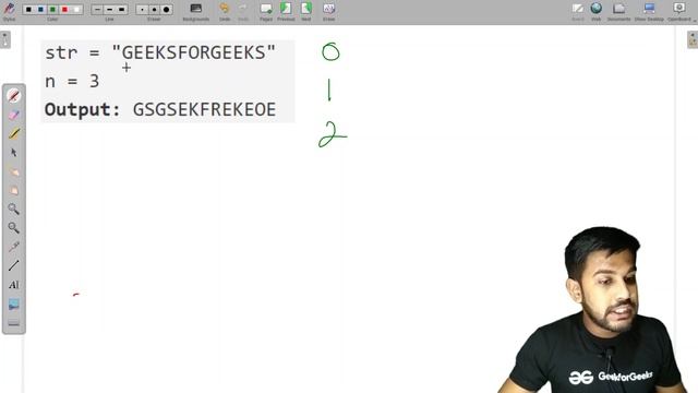 Concatenation of Zig-Zag String in n Rows | Problem of the Day 27/10/21 | Siddharth Hazra смотреть онлайн