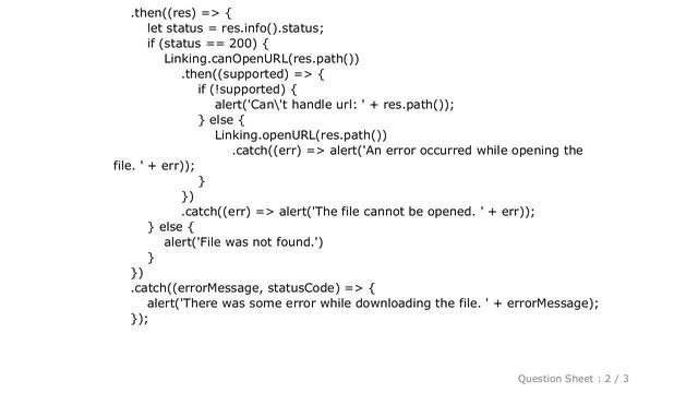 iOS : react-native How to open local file url using Linking? смотреть онлайн