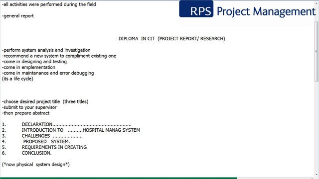 Kuandaa Report na Abstract ya Project (Field report) смотреть онлайн