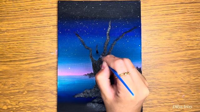 Рисунок Фантастическое дерево/Гуашью смотреть онлайн