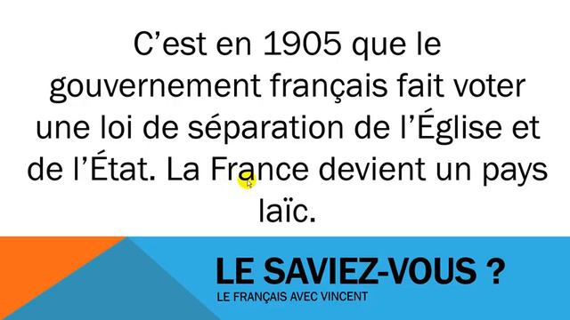 французские первые фразы # Civilisation # La séparation de l'Église et de l'État смотреть онлайн