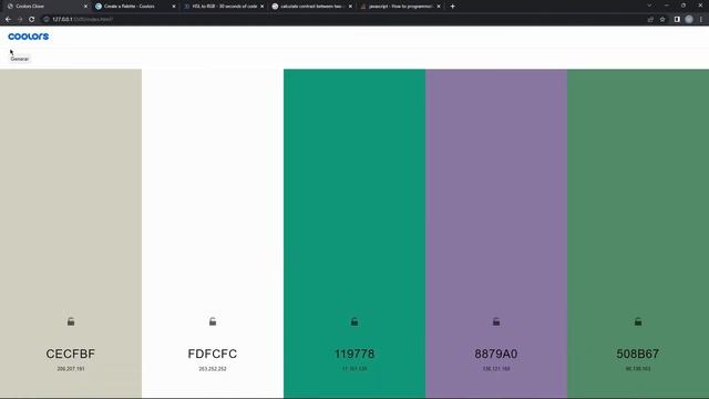 Hice el Clon de Coolors (Generador de paletas) con Tecnologías Web | HTML, CSS y JS смотреть онлайн