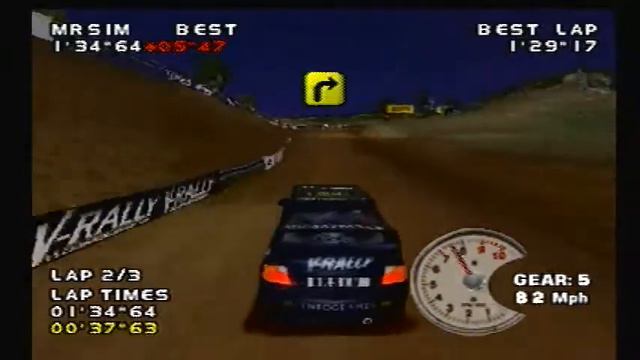 Need For Speed V Rally 2 PS1: Australia Stage 3 смотреть онлайн