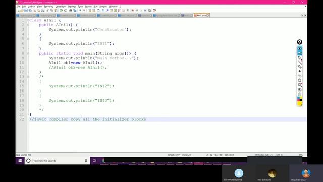Instance Initializer Block in Java смотреть онлайн