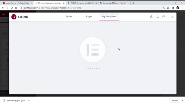 Cara buat landing page dengan import file JSON смотреть онлайн