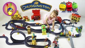 Паровозики из Чаггингтона МЕГА ОБЗОР треков. Играем в паровозики. Chuggington StackTrack collection