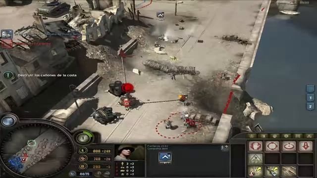 Company of heroes - Batalla de Normandia - Cherburgo смотреть онлайн