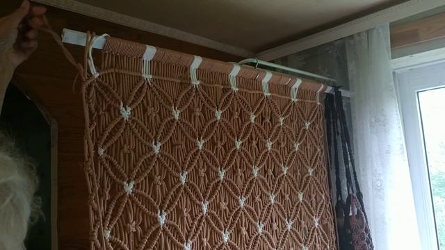 Макраме Штора на дверной проем на заказ смотреть онлайн