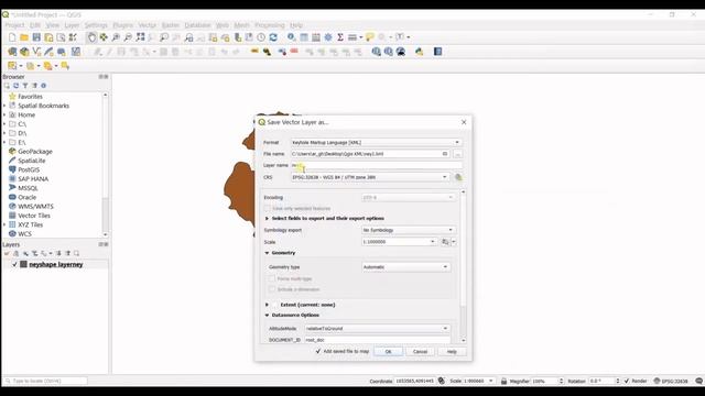 How to Create KML File in QGis | Google Earth KML File Format смотреть онлайн