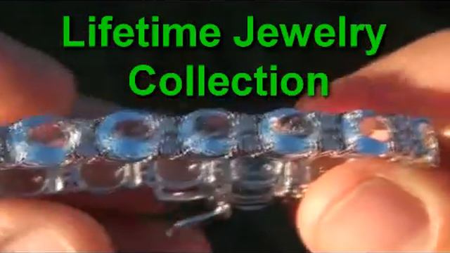 Aquamarine & Diamond Tennis Bracelet 14kt Gold Vintage Circa 1980 смотреть онлайн