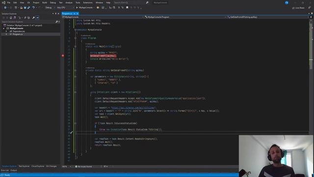 RÉCUPÉRER LES DONNÉES D'UNE API EN 5 MIN AVEC UNE CONSOLE .NETCORE смотреть онлайн