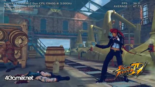 Street Fighter 4 PC Benchmark fights смотреть онлайн