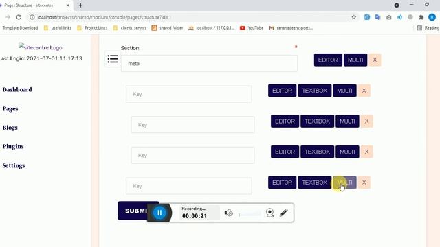 multi values structure - JavaScript - bootstrap - html - rhodium - feedback смотреть онлайн