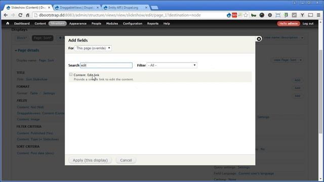Drupal Bootstrap - 13 - Creating Carousel Slideshow - PART II - Sorting Slide With Draggable Views смотреть онлайн